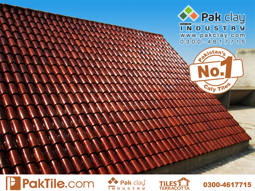 Terracotta clay glazed ceramic khaprail roof tiles in english rawalpindi shop available images
