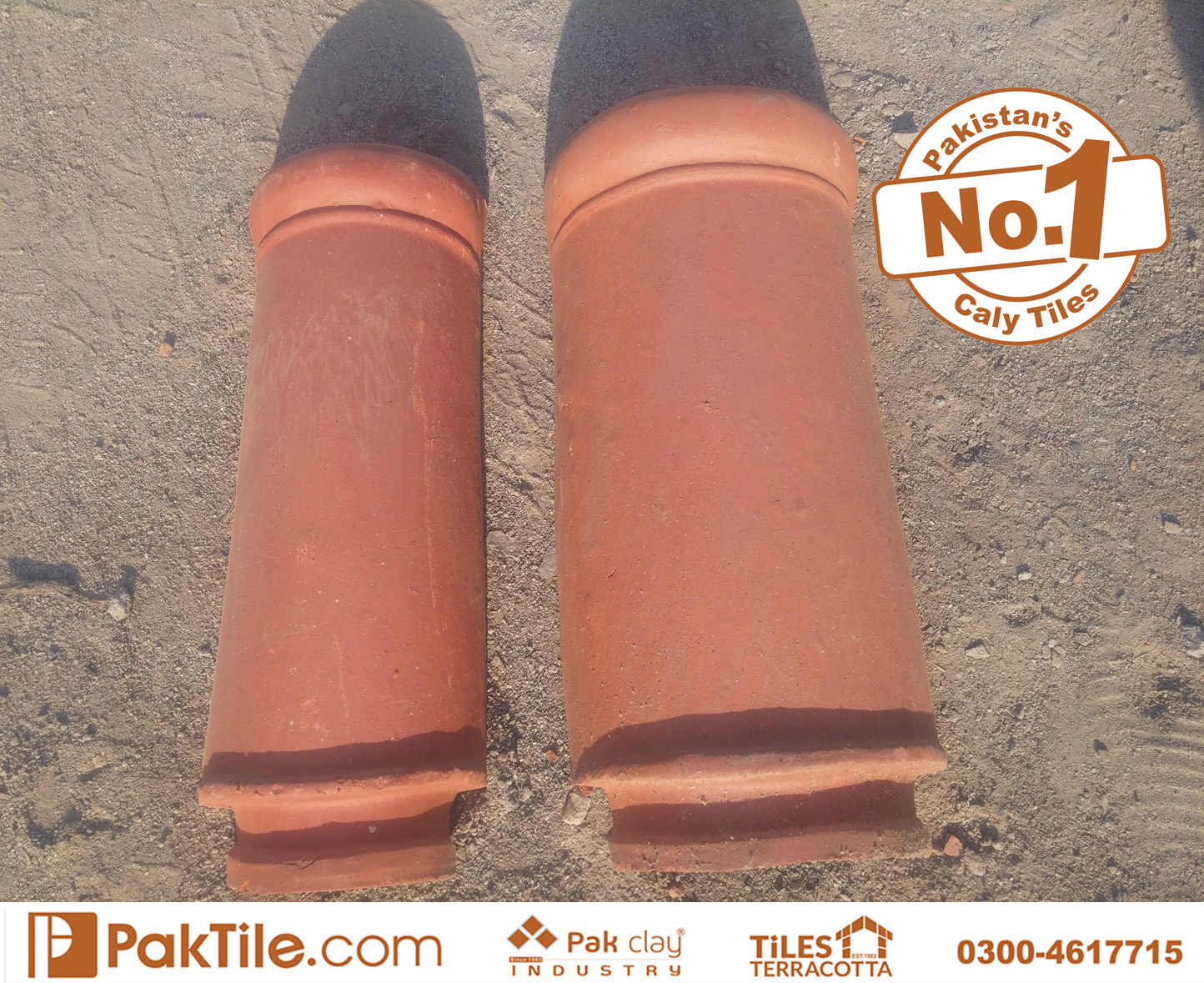 1 Barrel Size Big and Small Terracotta Slope Shed Mud Clay Roof Tiles Prices Khaprail Tiles in Faisalabad Pakistan