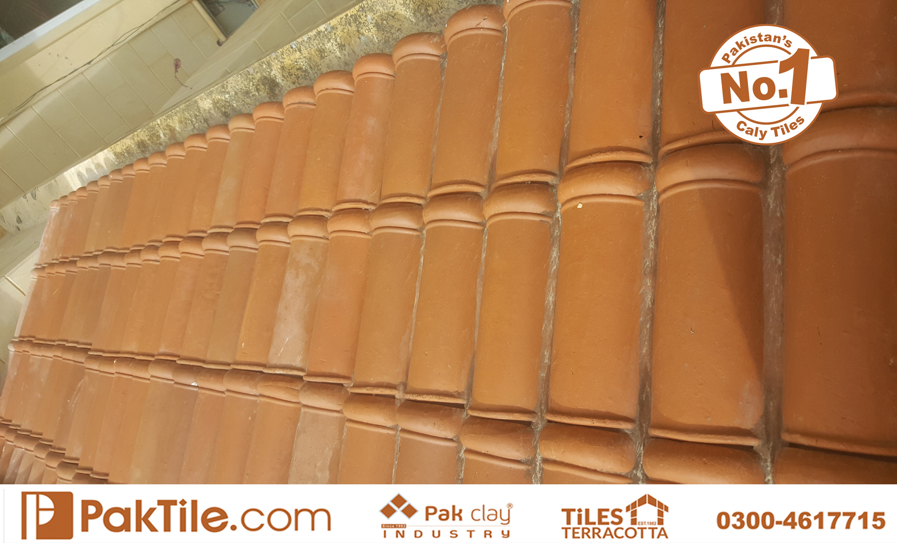 1 Terracotta Traditional Mud Clay Ceramic Roof Tiles Khaprail Tiles Size Price in Pakistan Images