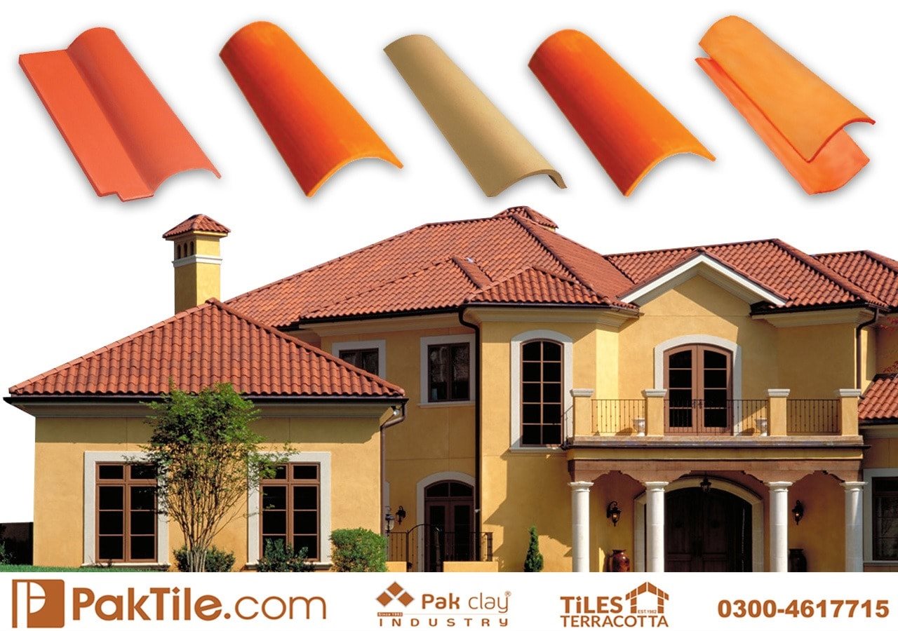 Terracotta ceramic roof tiles price images 