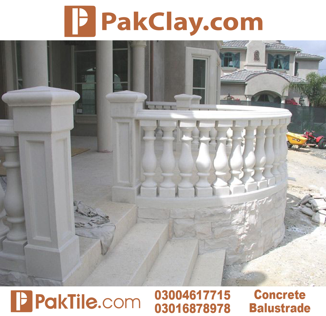 6 Concrete Railing Design for House Front