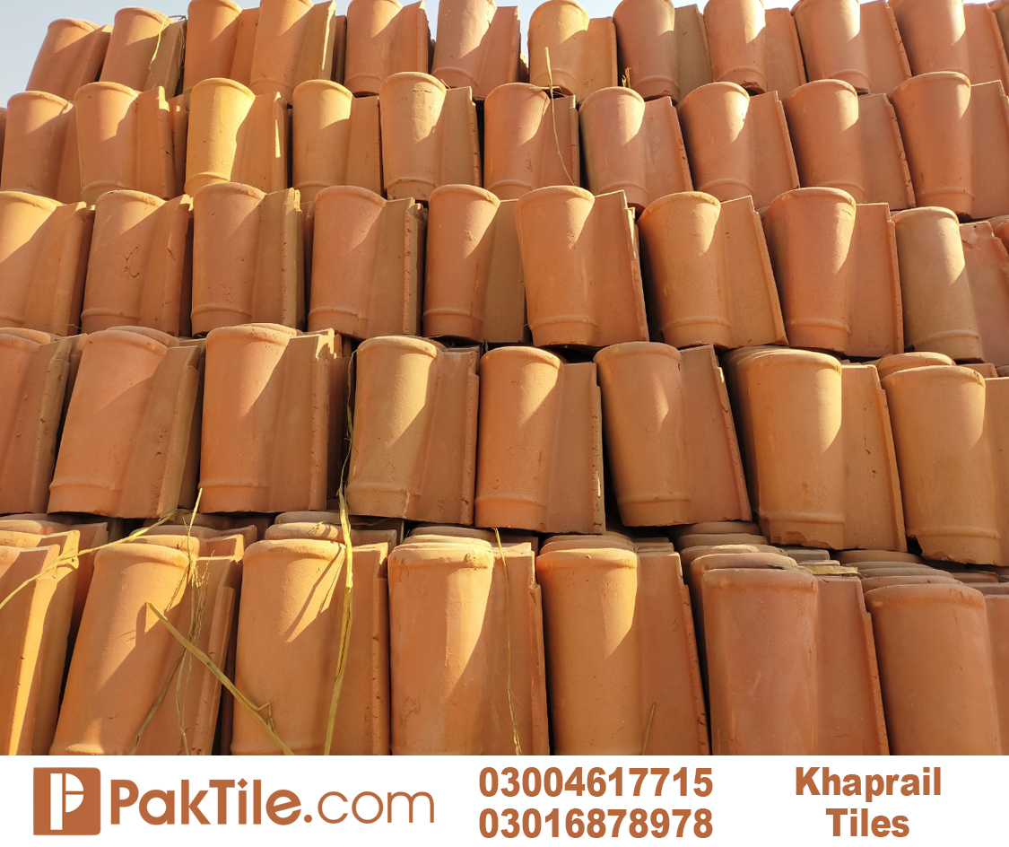 3 Pak Clay Natural Khaprail Tiles Colors