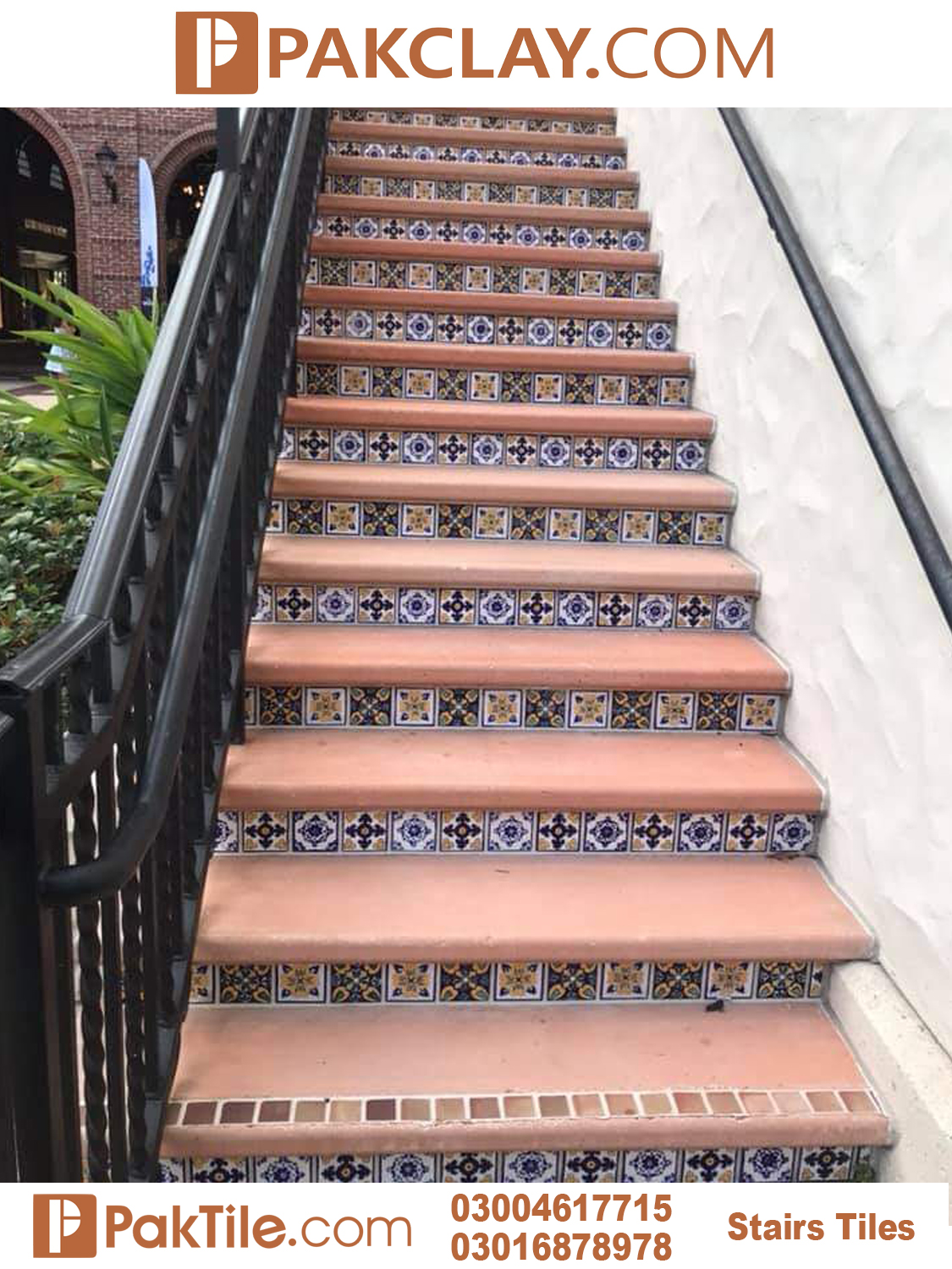 3 Pak Clay Best Staircase Tiles Texture in Pakistan