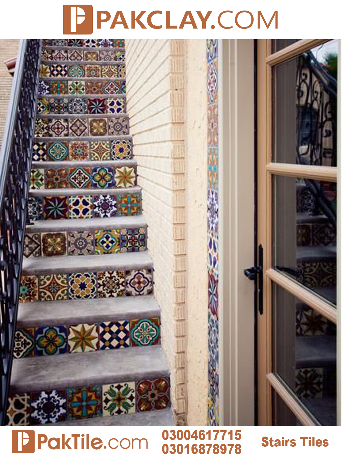 5 Outdoor Staircase Tiles Design in Pakistan