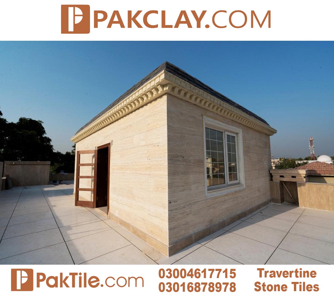 Residential Home Front Stone Tiles Design in Pakistan
