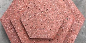 Red Terrazzo Tiles Size