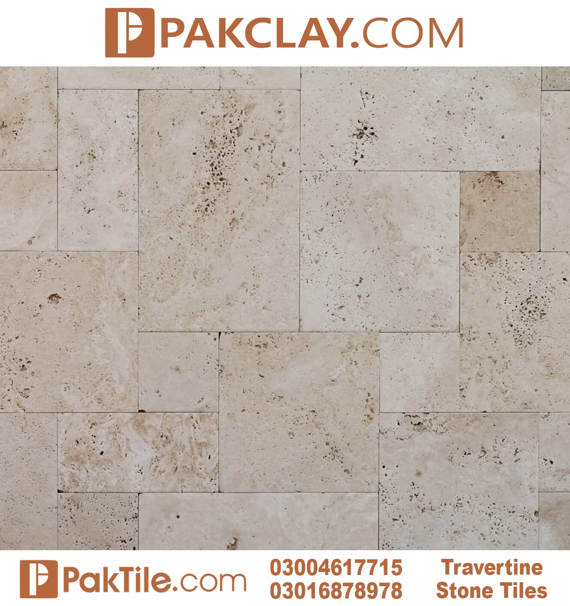 Travertine marble stone tiles pattern