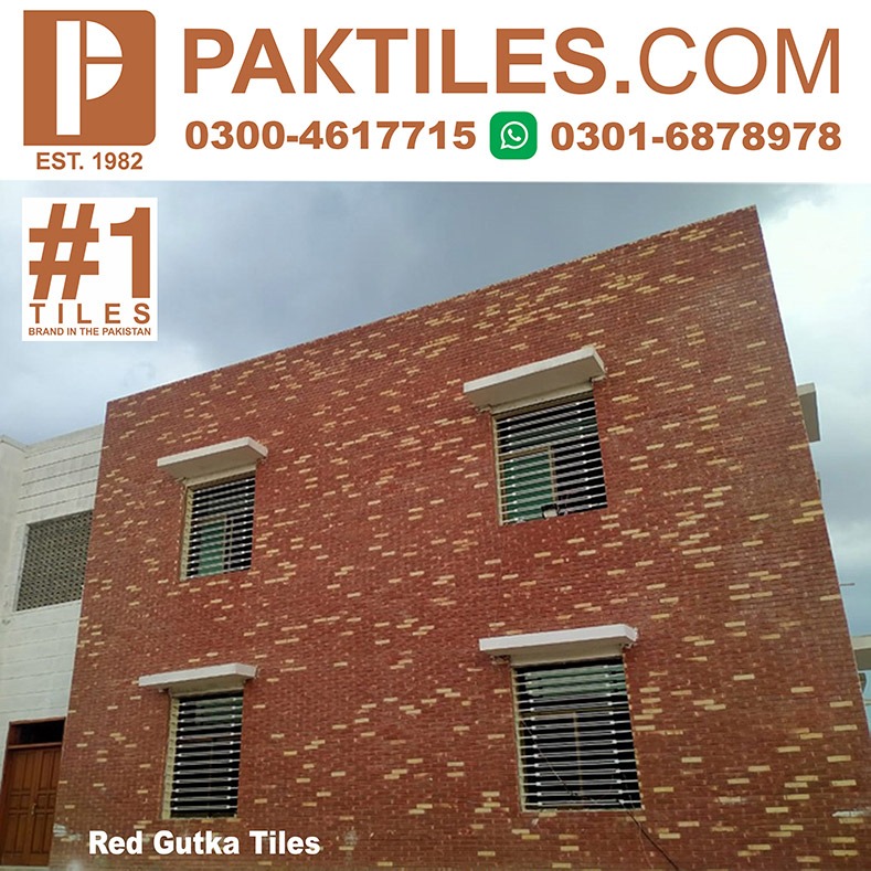 8 Terracotta Red Gutka Tiles in Islamabad