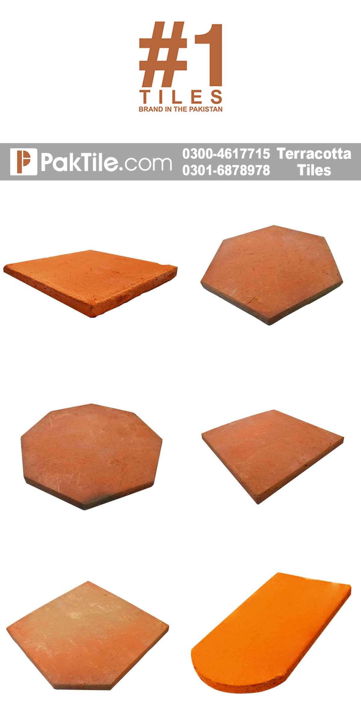  Handmade Terracotta Tiles 