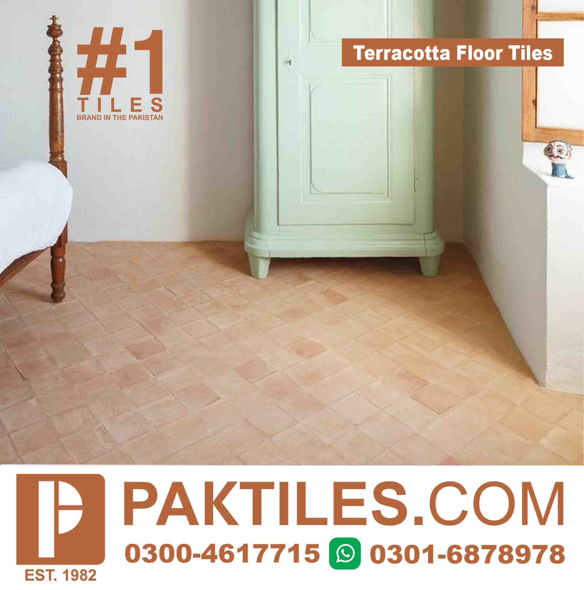 Terracotta clay tiles in Gambat