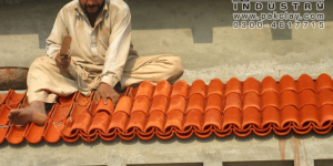 6 Red Khaprail Tiles in Shikarpur