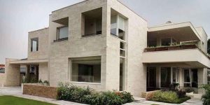 Home Front Elevation Wall Travertine Marble Tiles
