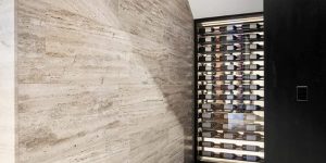 Travertine marble tiles for interior walls
