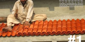 Fixing khaprail tiles