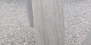 Ivory Travertine Pavers Around Pool in Pakistan